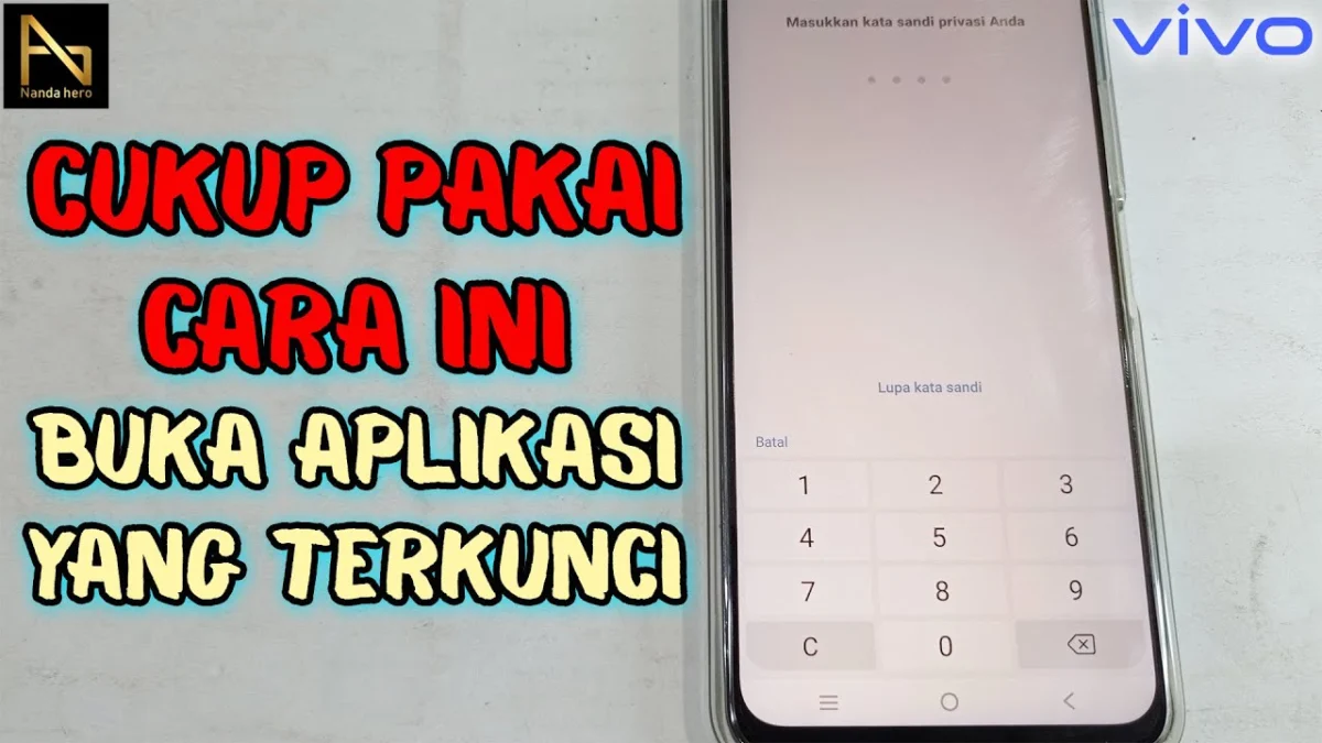 cara membuka aplikasi terkunci di hp vivo