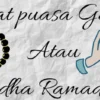 Niat puasa Qadha Ramadhan