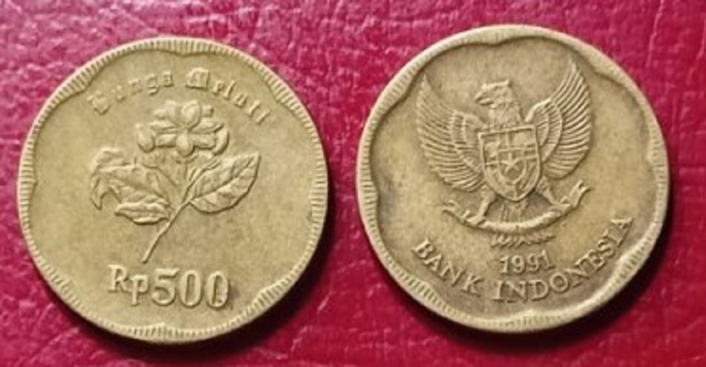 Benarkah Uang Koin 500 Gambar Melati Mahal?