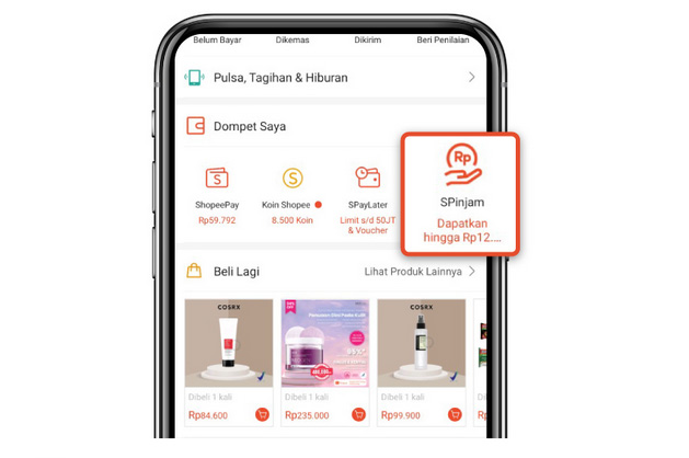 Cara Pinjam Uang di Shopee