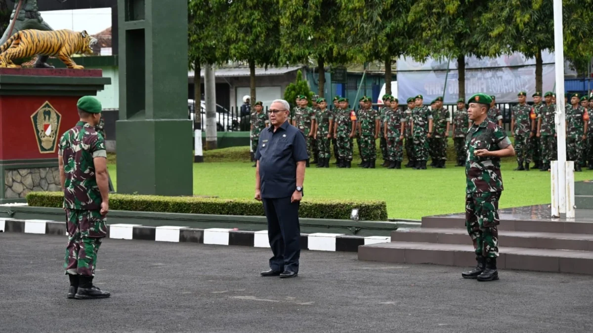 Bupati Acep Purnama Beri Arahan Anggota Kodim 0615 Kuningan