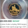 DI JUAL 80JUTA, Uang Koin Emas Kuda Lumping Jadi Incaran Kolektor