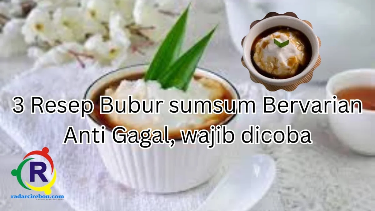 Resep bubur sumsum anti gagal