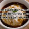 Cara buat bubur sumsum dari rose brand