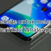 3 website untuk melewati verifikasi whatsapp