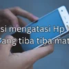 Cara mengatasi Hp Vivo yang tiba tiba mati.