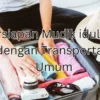 persiapan mudik idul fitri dengan transportasi umum.