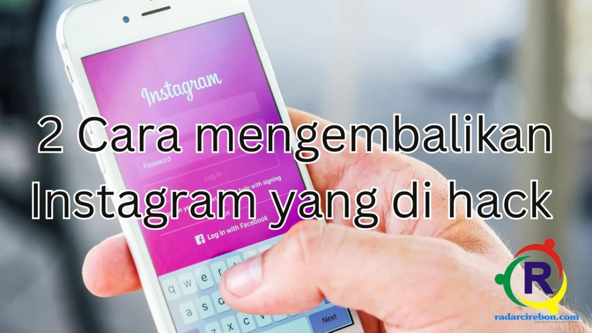 cara mengembalikan instagram yang di hack mudah dan aman.