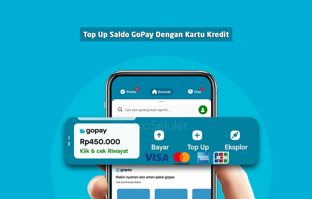 cara top up gopay