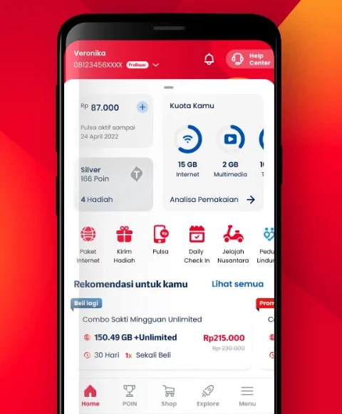 cara transfer paket data telkomsel