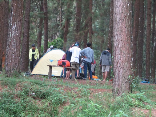 cara memasang tenda dome