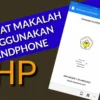 cara bikin makalah di hp