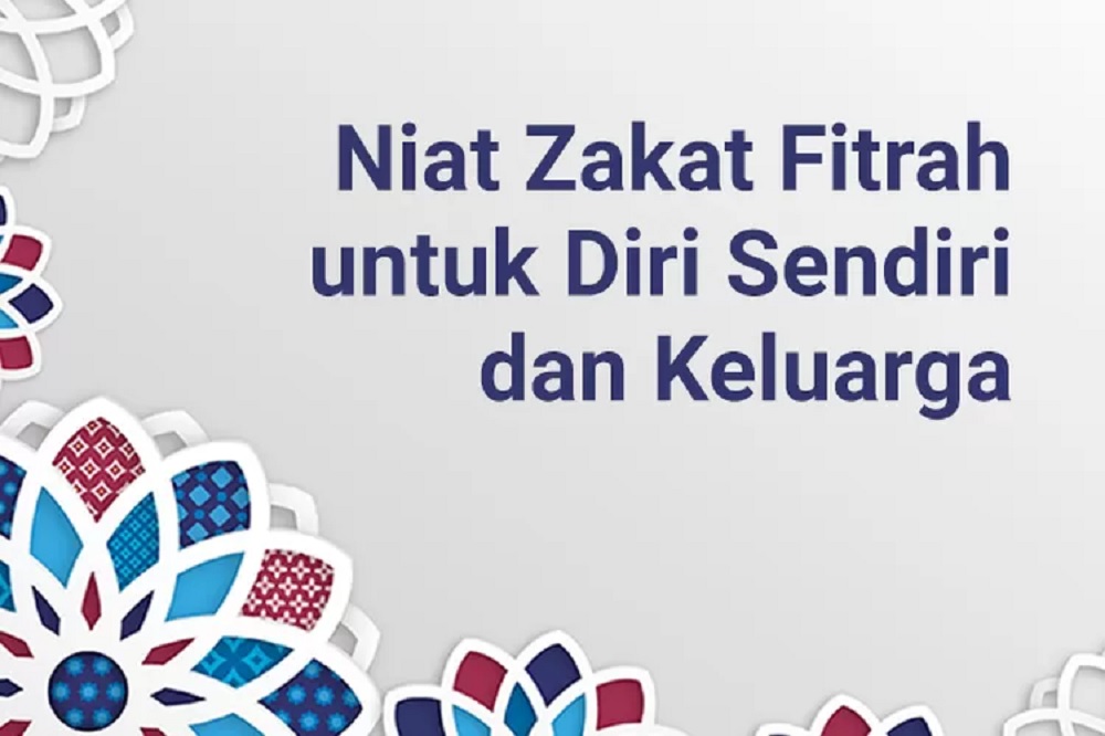 niat zakat fitrah