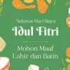 ucapan idul fitri