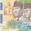 Uang Kerta 75 Ribu Rupiah