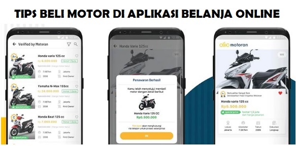 Tips Membeli Motor Di Aplikasi Belanja Online