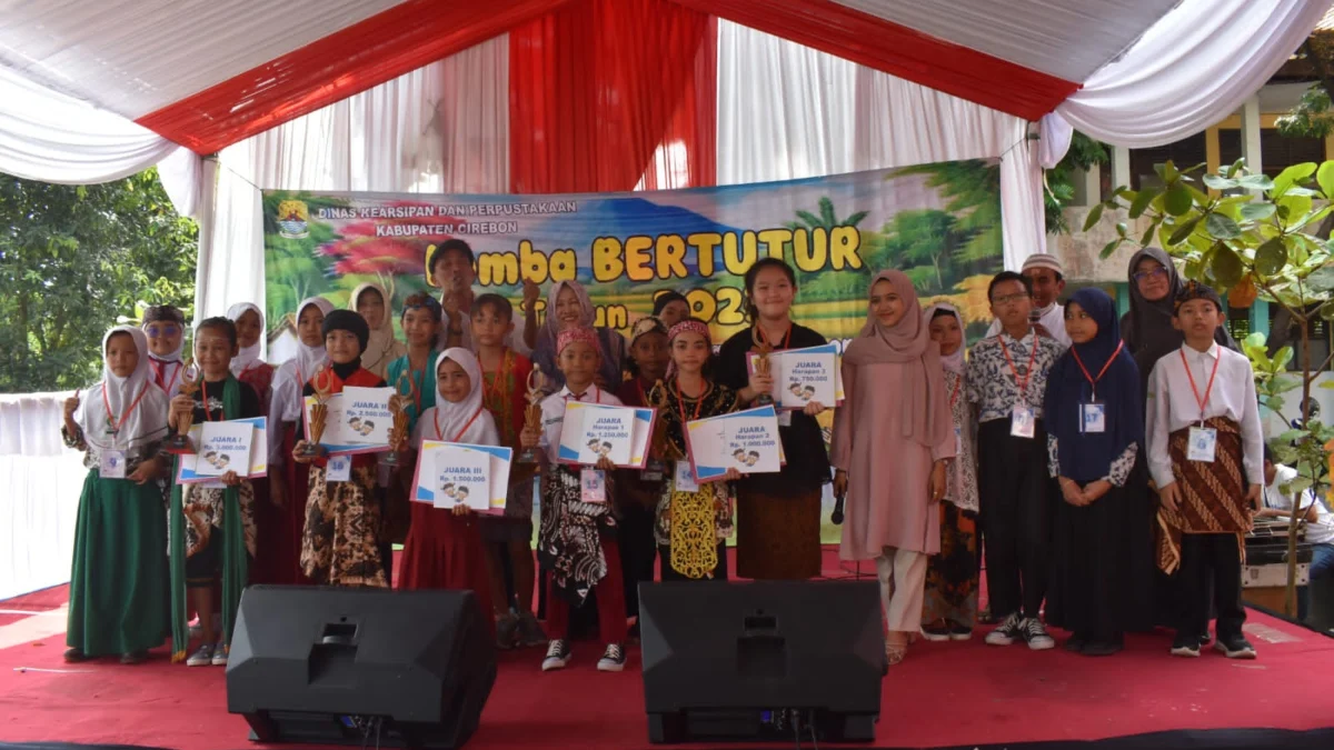 Upaya Gemar Membaca, Disarpus Kabupaten Cirebon Gelar Lomba Bertutur