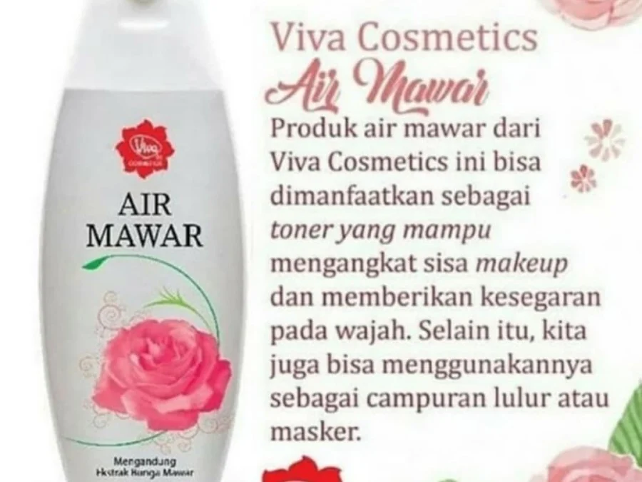 CUMA SEMALAM Metode Ampuh dengan Air Mawar Viva dan Fair N Lovely untuk Wajah Putih dan Merona