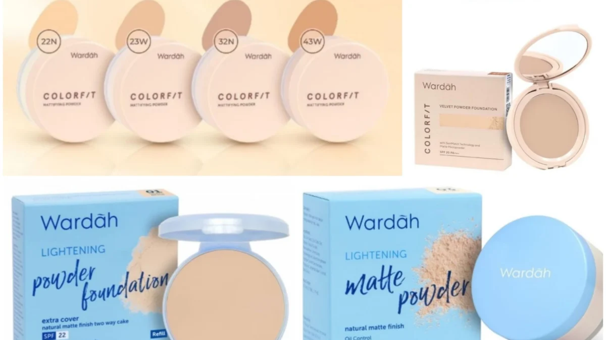 WAJAH GLOWING PUTIH HALUS BEBAS JERAWAT, Ini Dia10 Produk Bedak Wardah Pilihan Terbaru 2023, Mau Pilih Mana? Simak Lengkapnya Disini!