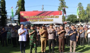 Polres Kuningan launching Polisi RW