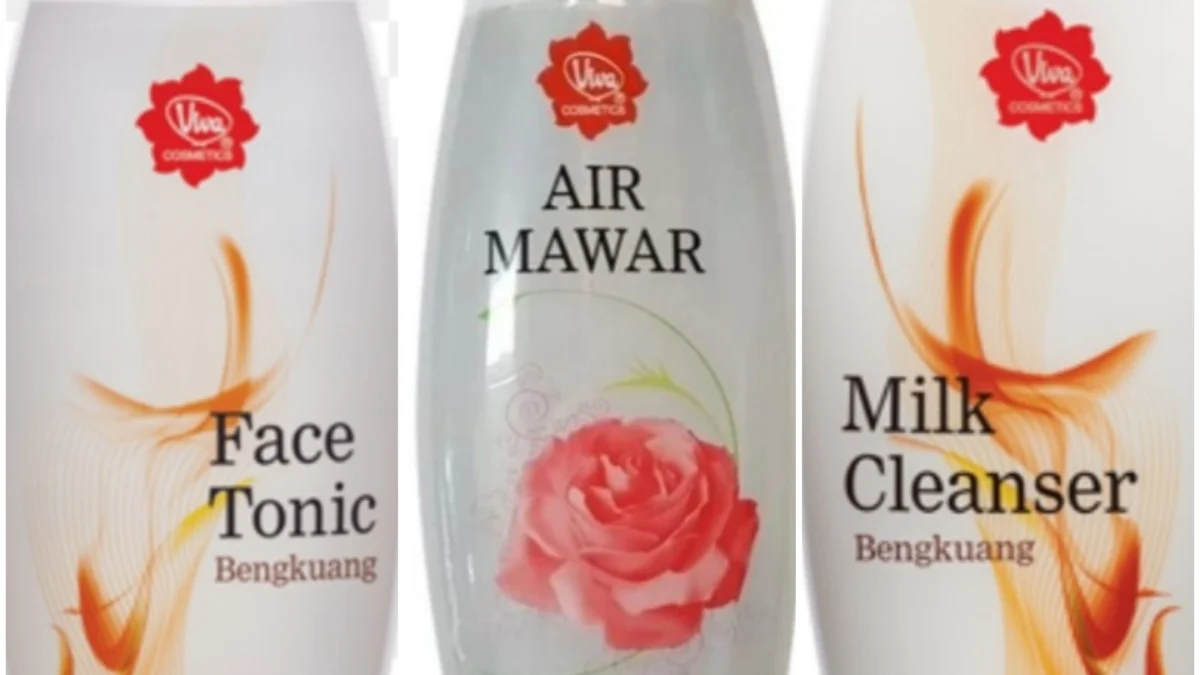 RAHASIA 4 LANGKAH! Cara Pakai Milk Cleanser, Face Tonic dan Air Mawar Viva Agar Wajah Putih dan Glowing