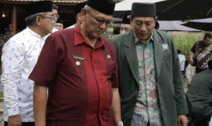 H Rokhmat Ardiyan fasilitasi halal bihalal PCNU Kabupaten Kuningan