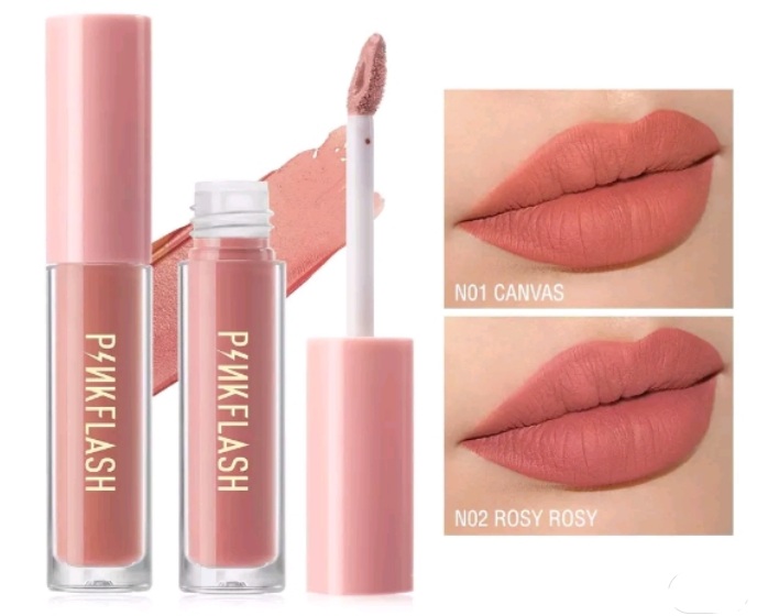 LEMBUT HALUS MURAH, Ini Dia PINKFLASH All Day Matte, Lip Cream Viral Kesukaan Kaum Milenial dengan Harga Terjangkau, Cobain!