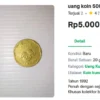 Uang Logam 500 Melati