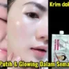 air mawar viva & air mawar viva bikin glowing sekali pakai