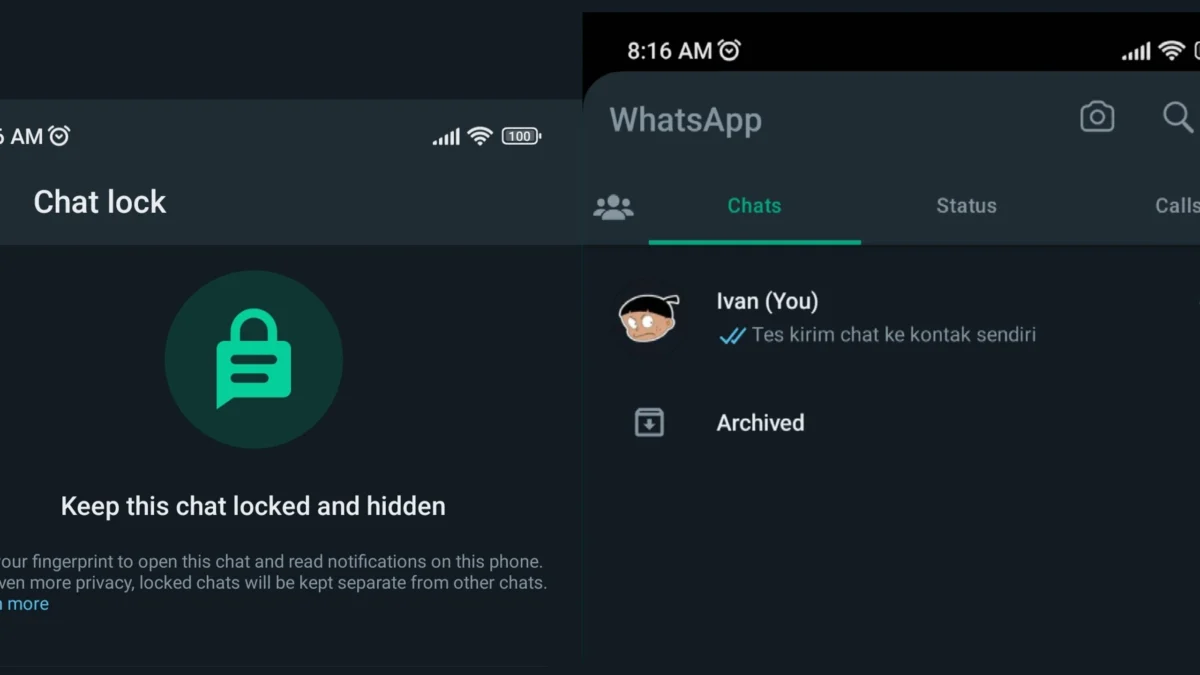 Cek Fitur Baru WhatsApp, Chatan Jadi Lebih Aman dengan Fitur Chat Lock Pakai Fingerprint