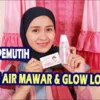 Cara membuat cream pemutih sendiri dengan campuran air mawar viva dan fair and lovely.