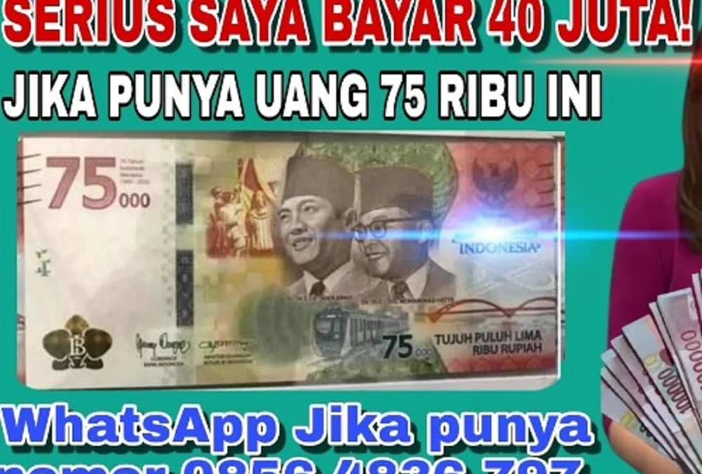 uang kertas 75 ribu