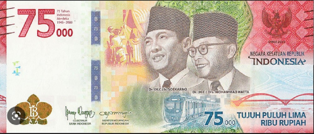 WADUH TAJIR MENDADAK! Uang Kertas 75 Ribu Edisi Terbatas Ternyata di Hargai Dengan Harga 40 JUTA? Simak Penjelasan Lengkapnya Disini! uang kertas