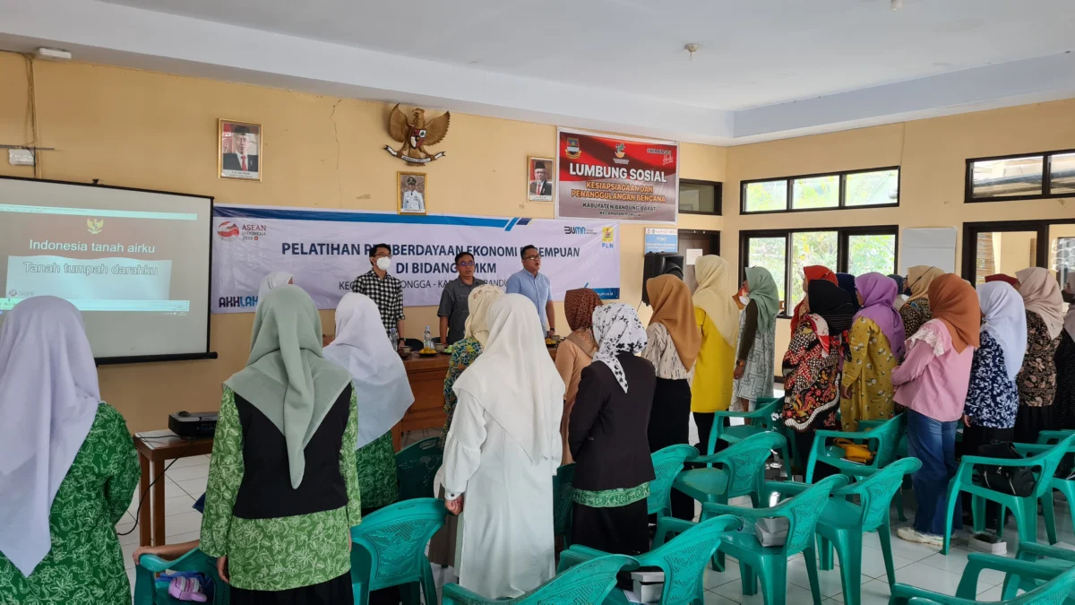 Dukung Kesetaraan Gender, PLN Berikan Pelatihan UMKM Bagi Wanita di Kawasan Proyek PLTA Upper Cisokan