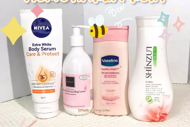 Rekomendasi body lotion untuk memutihkan kulit