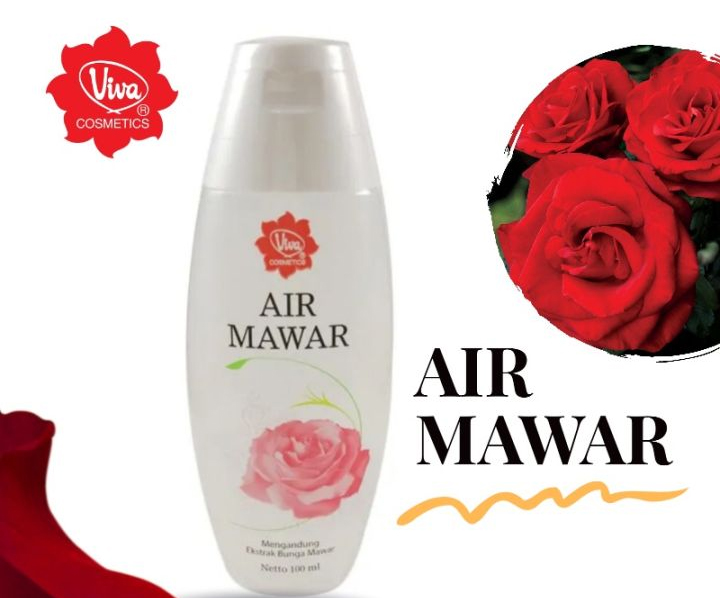 Cara Memakai Air Mawar Viva