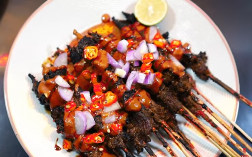 Sate Kambing Bumbu Kecap Pedas