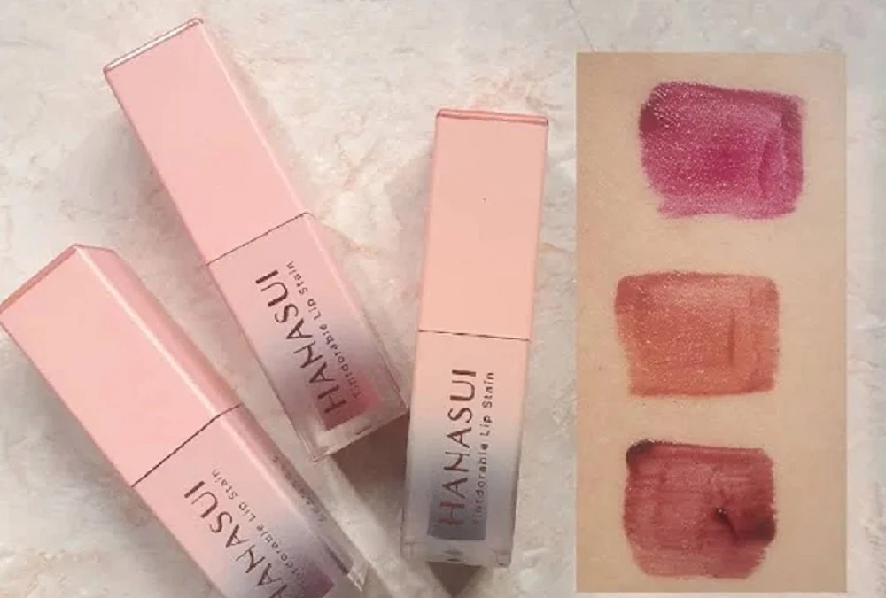 CUMA 15 RIBUAN KOK AWET BANGET! Lipstik Hanasui Bisa Nempel Seharian Bikin Bibir Menawan