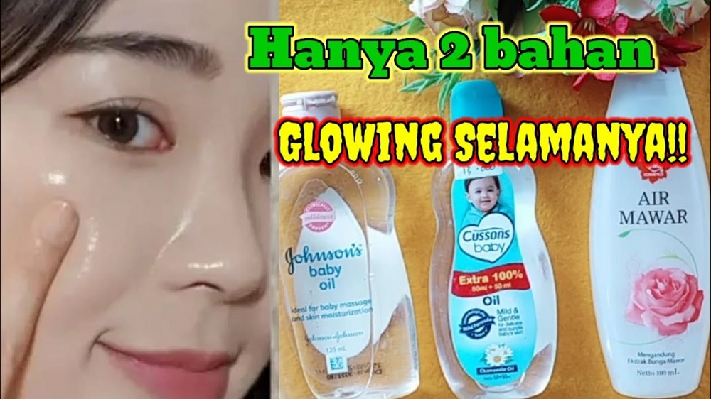 baby oil plus air mawar viva