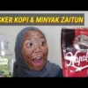 Cara membuat masker wajah minyak zaitun dan kopi.