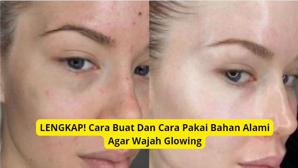 Car pakai maske bahan alami agar wajah glowing.