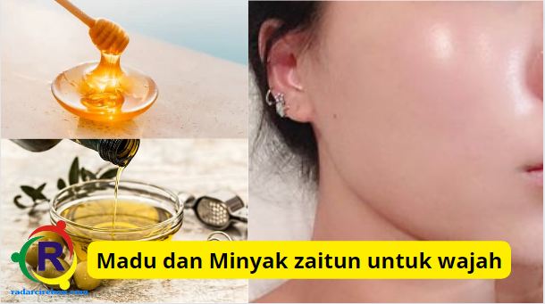 Cara buat masker madu dan minyak zaitun agar wajah glowing.