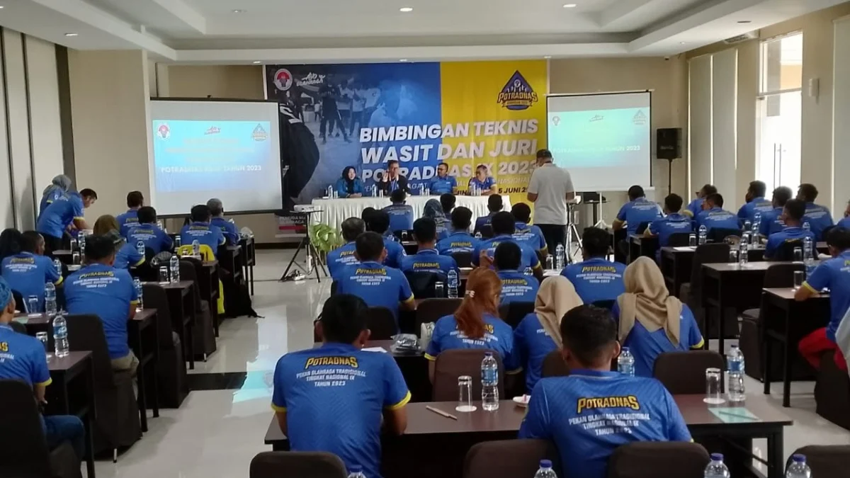 Bimtek wasit dan juri olahraga tradisional