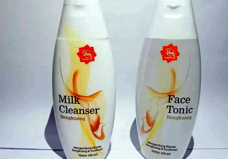 viva milk cleanser dan face tonic