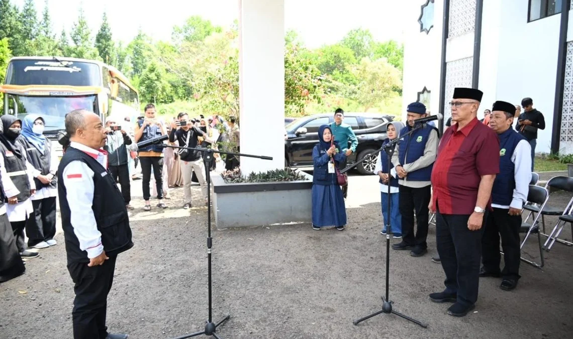 jamaah haji asal Kabupaten Kuningan pulang