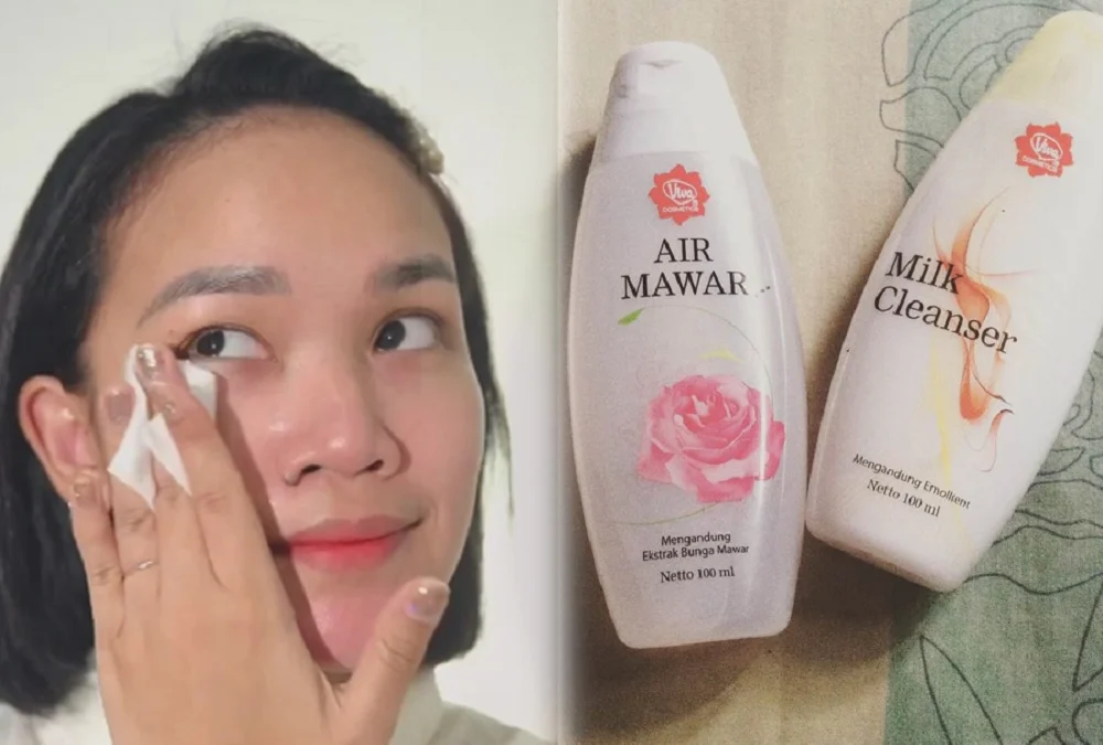 Cara Memakai Air Mawar dan Milk Cleanser