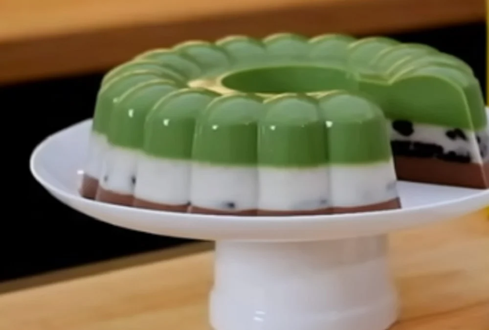 Reser dan Cara Membuat Puding Matcha Oreo