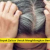 Cara pakai minyak zaitun untuk rambut beruban.