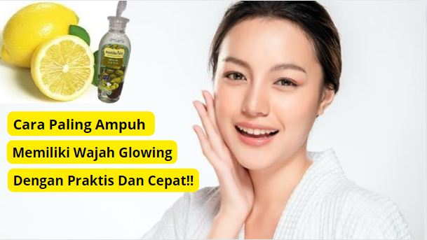 Cara praktis membuat masker minyak zaitun dan jus lemon.