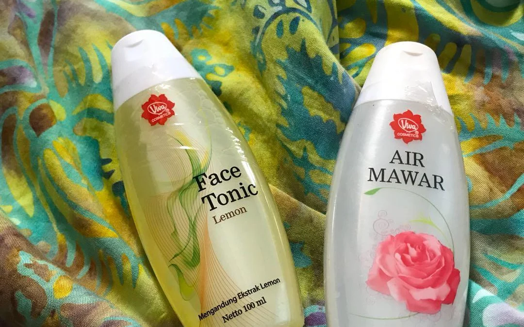 cara menggunakan air mawar dan face tonic lemon